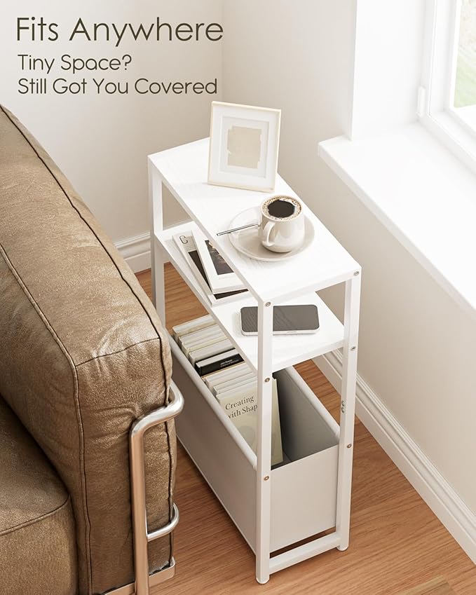 Narrow Side Table, 3-Tier Side Table - Image 3