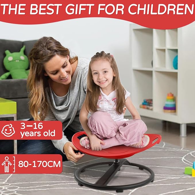 Sensory Spinning Chair for Kids, Sensory Swivel Chair - Image 6