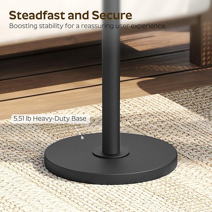 Round Side End Table for Small Spaces, Pedestal Style Martini Drink Side Table - Image 6