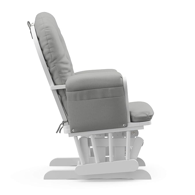 Storkcraft Premium Hoop Glider & Ottoman — GREENGUARD Gold Certified Nursery - Image 11
