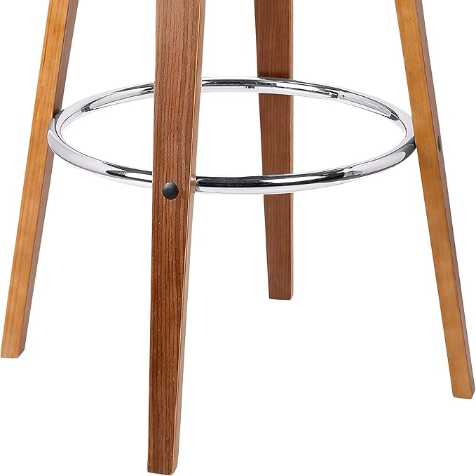 Armen Living Jayden Mid Century Modern Swivel Bar Stool - Image 8