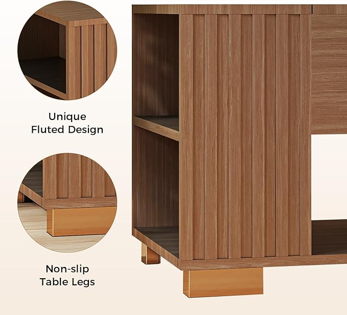 COMHOMA Lift Top Coffee Table for Living Room, Adjustable Wooden Tea Table for - Image 8
