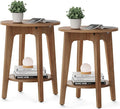 VASAGLE Side Tables, Small Round End Table by VASAGLEbySONGMICSHOME