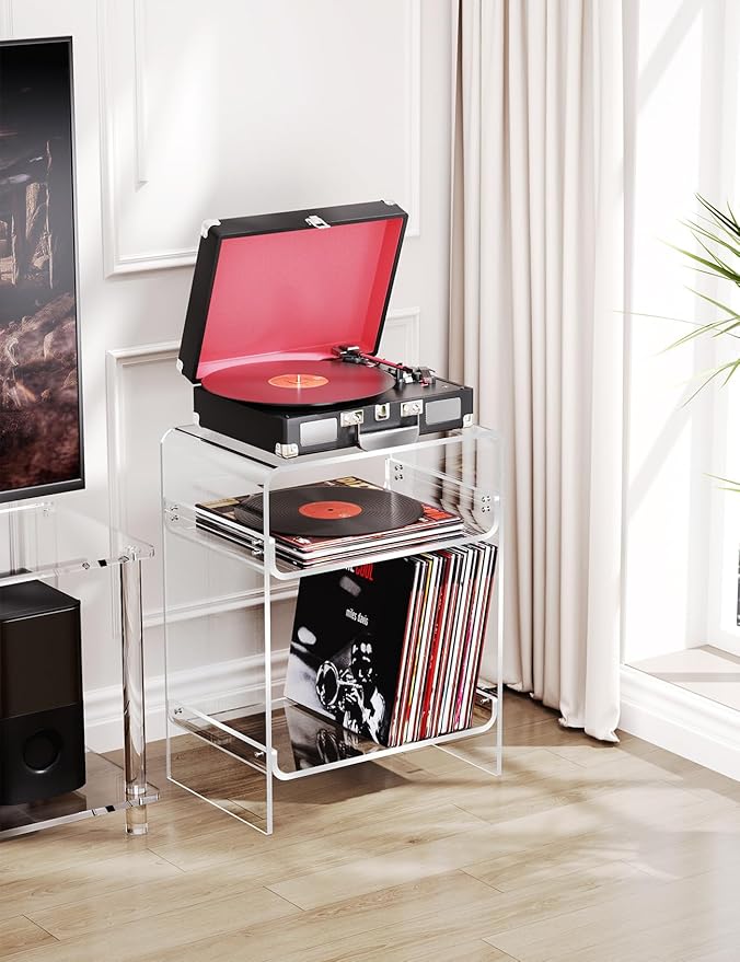 Acrylic Record Player Table - Image 4
