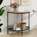 Entry Table Narrow Livingroom Furniture: 2 Tier Modern Console Table by PARADMAS