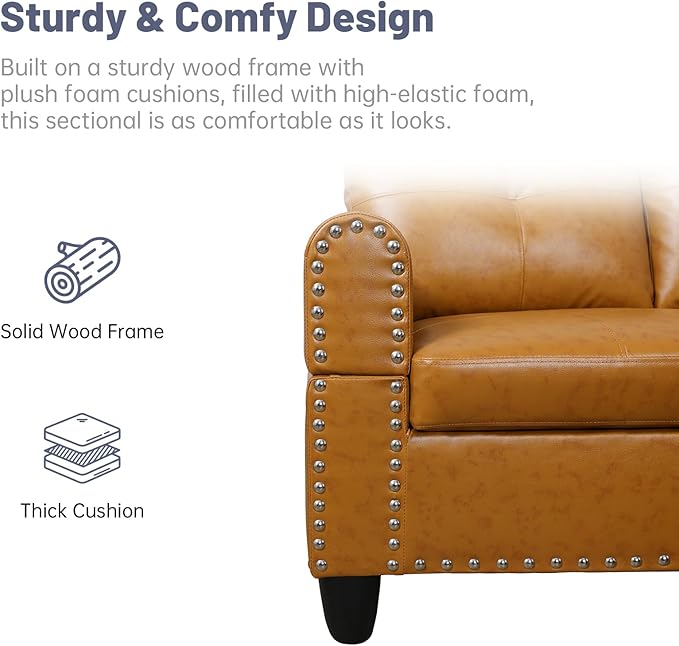 L Shaped Modular Sectional Sofa - Image 3