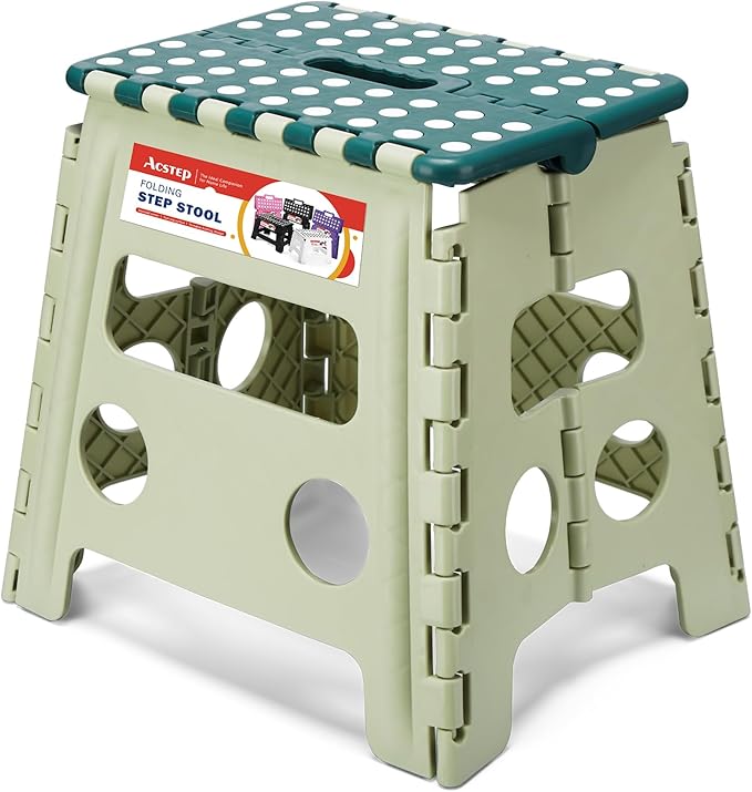 ACSTEP 13 Inch Folding Step Stool, Foldable Step Stools by ACSTEP