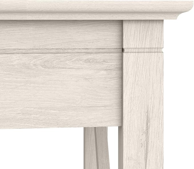 Bush Furniture Key West 48W Writing Desk in Linen White Oak - Image 4