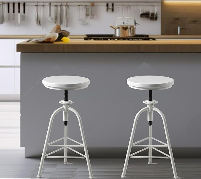 Modern Bar Stools Industrial Set of 2 Bar Stool Stool Farmhouse Kitchen Dining by BOKKOLIK