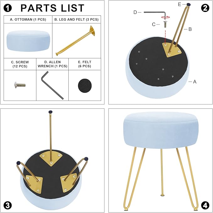 GERANT Multifunctional Vanity Stool - Image 6