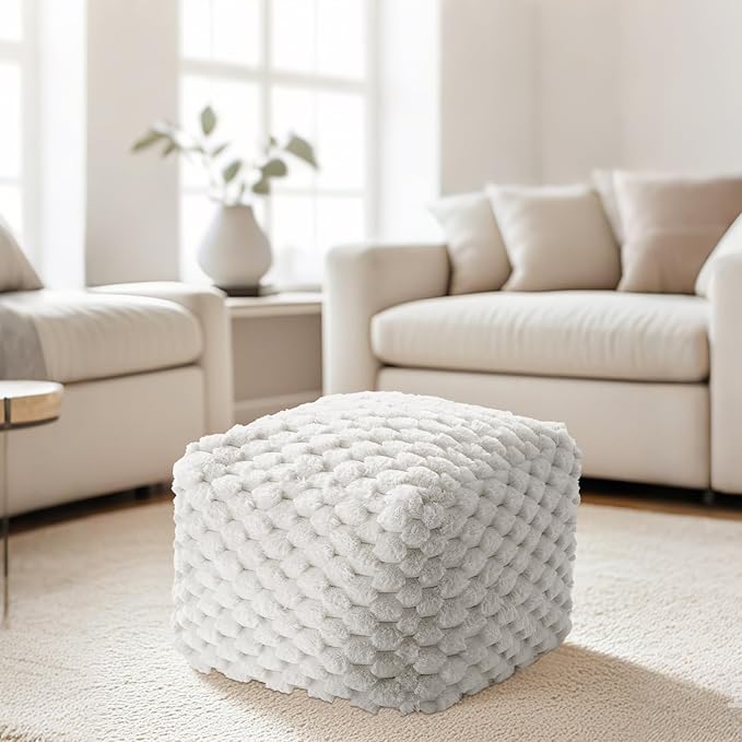 Bean Bag Chair Foot Rest, Modern Comfy Couch Sofa Ottoman by Unknown