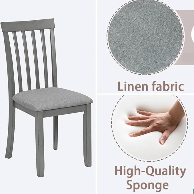 Dining Chairs Set of 4, Modern Kitchen Chair - Image 5