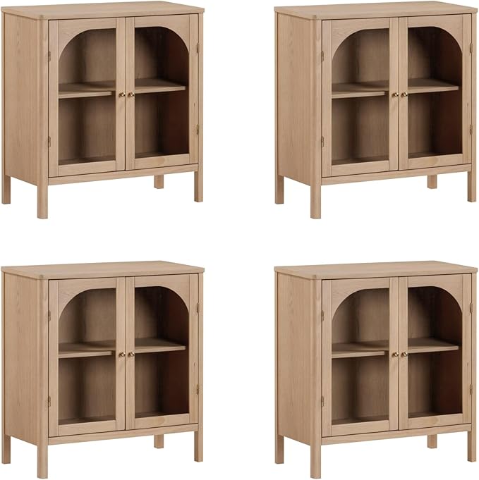 Nathan James Mason Modern Farmhouse TV Stand, Free Standing Accent Sideboard - Image 7
