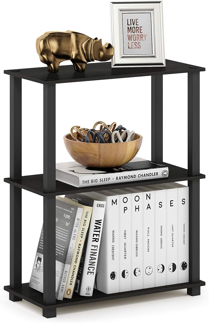 Furinno Turn-S-Tube 3-Tier Compact Multipurpose Shelf Display Rack by Furinno-FitsYourSpaceFitsYourBudget