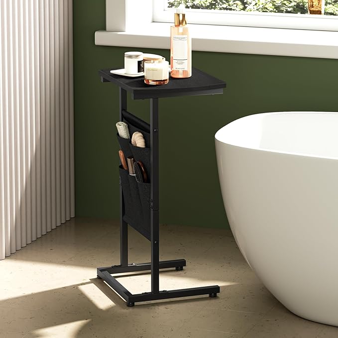 HOOBRO C Shaped End Table Set of 2, Small Side Table - Image 7
