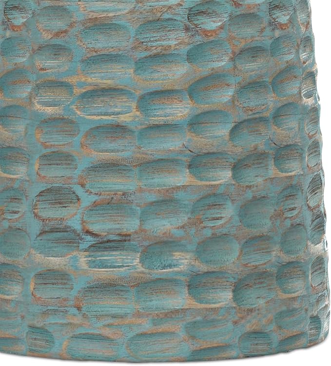 SIMPLIHOME Boyd 13-inch Wide Solid Mango End Table in Teal Wash, - Image 10