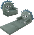 Kids Couch Comfy Foldable Kids Sofa to Lounger 2 in 1 Toddler Chair Plush Baby by Decalsweet