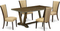 East West Furniture V777VE703-5 5 Piece Dinette Set by EastWestFurniture