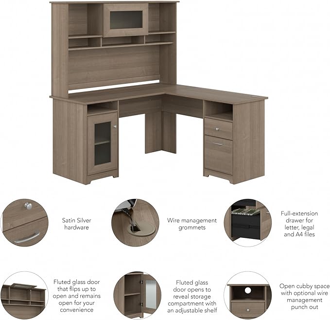 Bush Furniture Cabot L Shaped Desk - Image 8