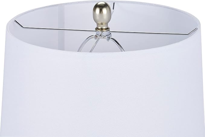 Nourison Home 23" Coastal Blue Ceramic Pot Table Lamp - Image 6
