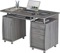 47.5'' Computer Desk with File Cabinet and Drawers, Storage Cabinet with by TechniMobili