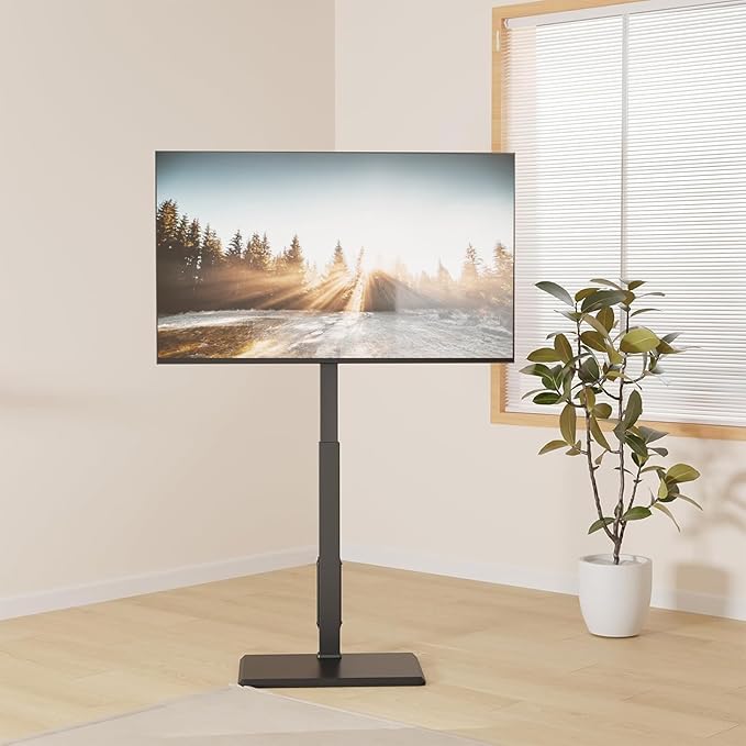 WALI Floor TV Stand with Power Outlet, Tall TV Stand Mount - Image 8