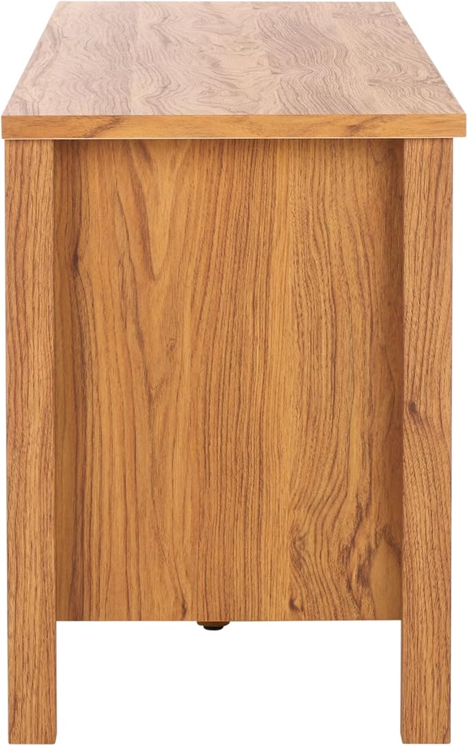 SAFAVIEH Evane TV Stand for up to 65" Flatscreen – Oak Brown & Natural - Image 5