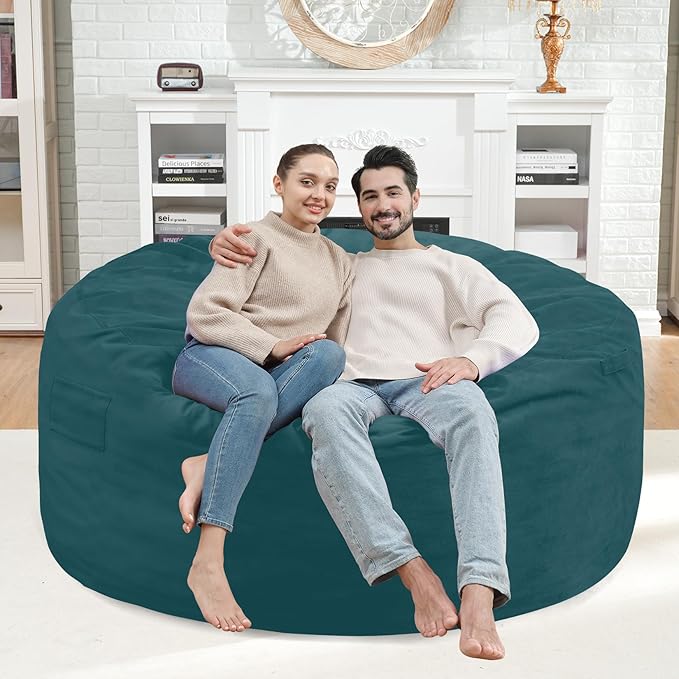 4FT Bean Bag Chair, Large Bean Bag Chairs - Image 2