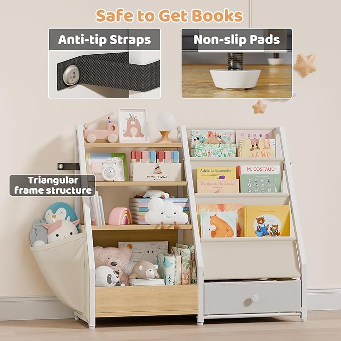 Kids Bookshelf and Toy Storage - Image 5