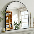 Arched Bathroom Mirror, 32x34 Inch by EASLY