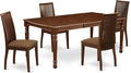 East West Furniture DOIP5-MAH-C 5 Piece Dining Table Set by EastWestFurniture