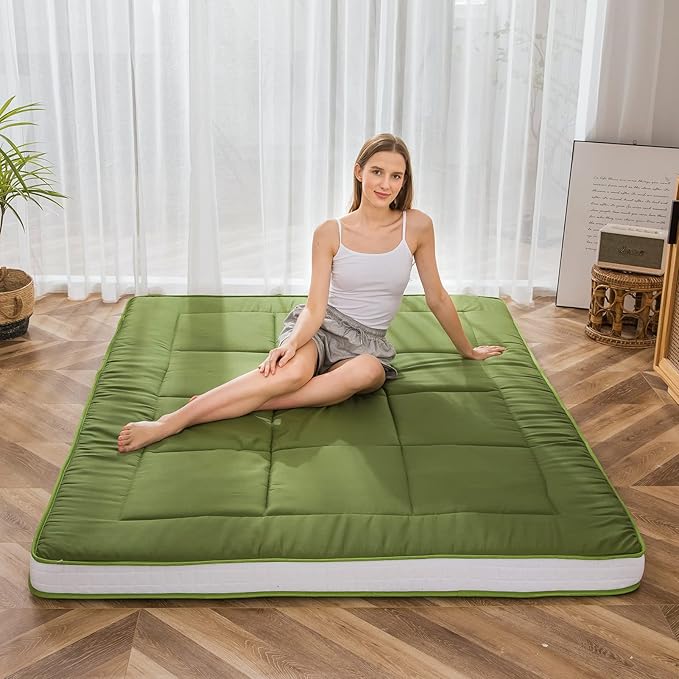 MAXYOYO Futon Mattress, Padded Japanese Floor Mattress Quilted Bed Mattress - Image 2