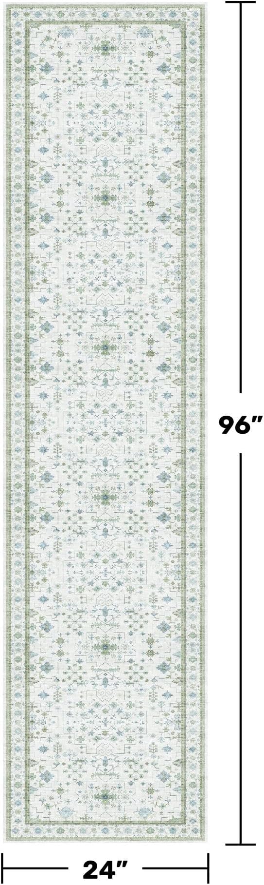 Oushak 2x8 Hallway Runner Rug - Image 2
