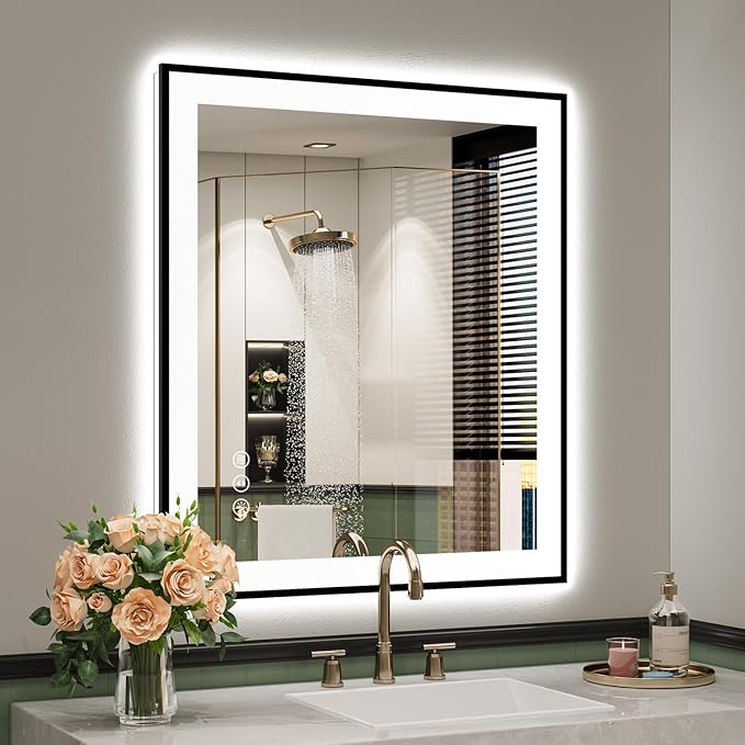 28x32 Inch LED Bathroom Mirror by YEELAIT