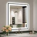 28x32 Inch LED Bathroom Mirror by YEELAIT