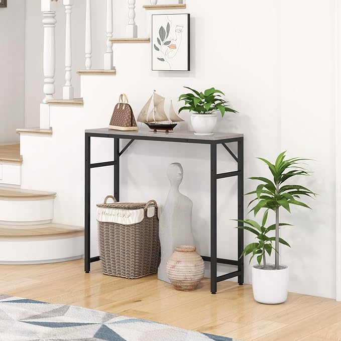 Narrow Console Table, 29.5" Small Entryway Table, Sofa Table - Image 2
