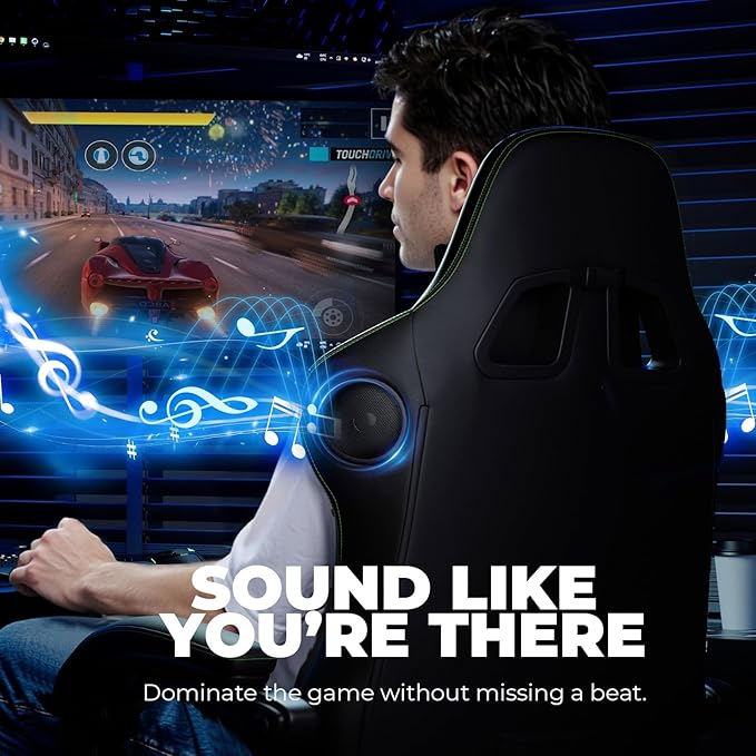 GTPLAYER ACE-PRO Music Gaming Chairs – Built-in Speakers, App Support & - Image 5
