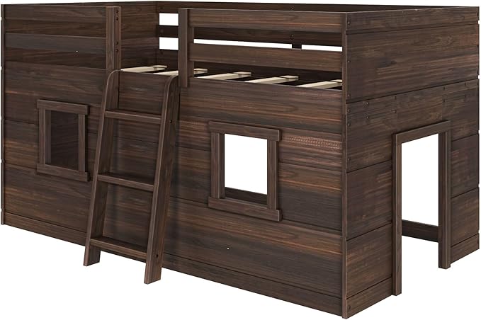 Max & Lily Modern Farmhouse Twin Low Loft Bed - Image 3