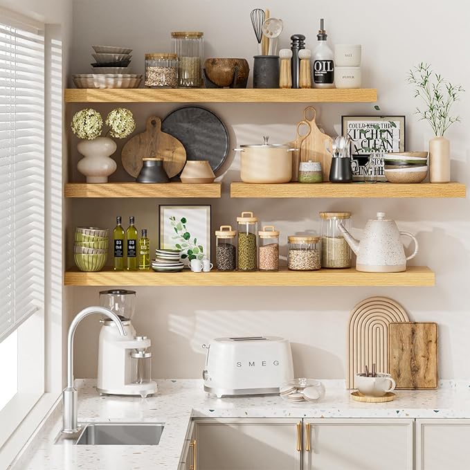 Heimlove 12" Deep Floating Shelves - Image 7