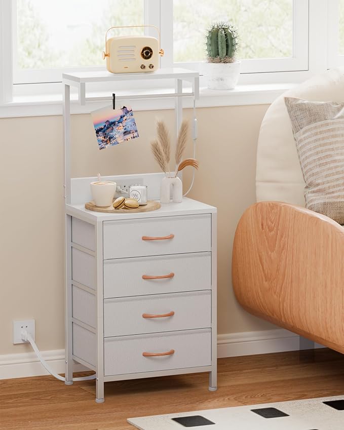 Furnulem Nightstand, Bedside Table - Image 8
