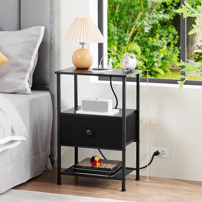 Night Stand Set 2, End Tables Living Room - Image 4