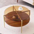 Round Coffee Table, Mid-Century Modern Design, D30 x H17, by LumFurn