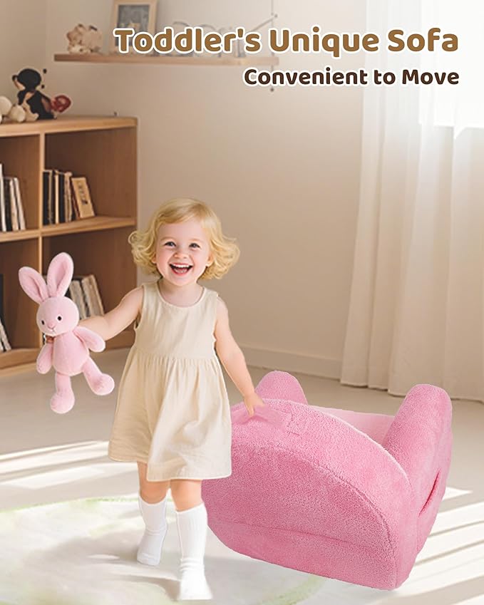 Toddler Chair, Comfy Foam Kids Couch - Image 4