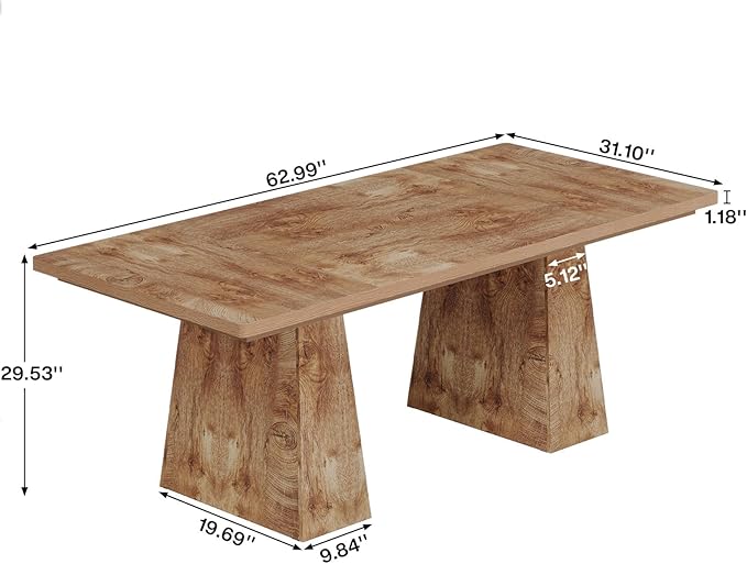 Tribesigns 63-Inch Executive Desk, Large Office Computer Desk - Image 2