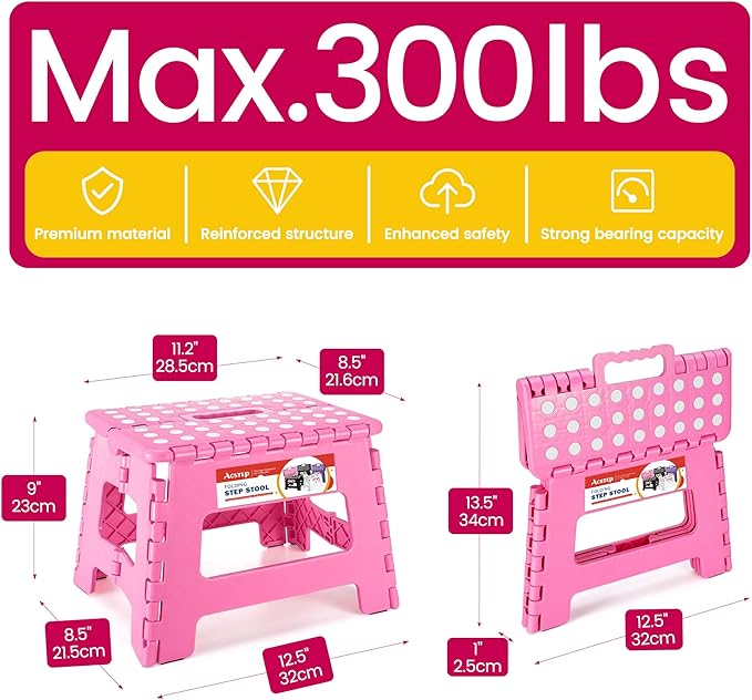 ACSTEP 9 Inch Folding Step Stool - Image 4