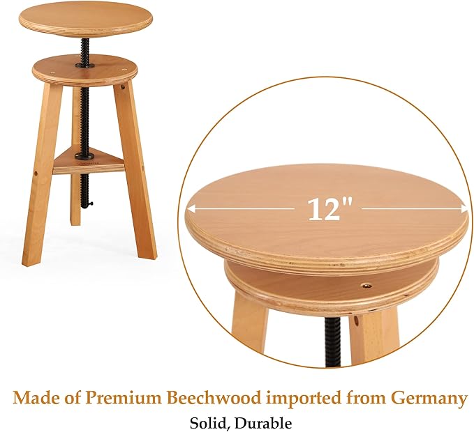 VISWIN Adjustable Drafting Stool - Image 7
