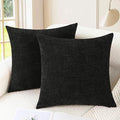 CaliTime Throw Pillow Covers Decorative 26 X 26 Inches Pack of 2 Cozy Chenille by CaliTime