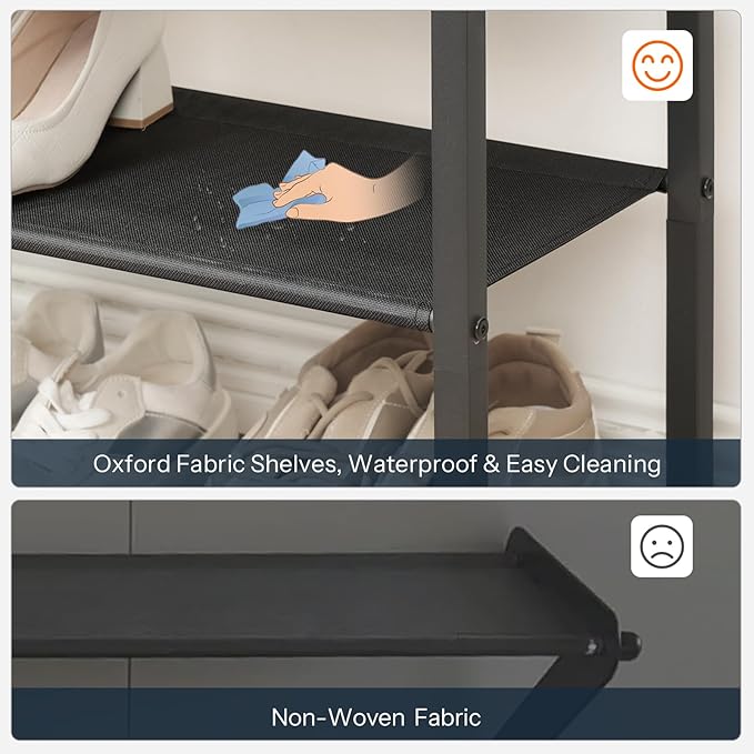 HOOBRO Shoe Bench, 3-Tier Shoe Rack - Image 8