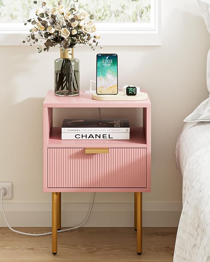 Nightstand, Morden Bedside Table - Image 5