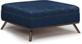 SIMPLIHOME Owen 36 inch Wide Mid Century Modern Square Coffee Table Storage by SimpliHome